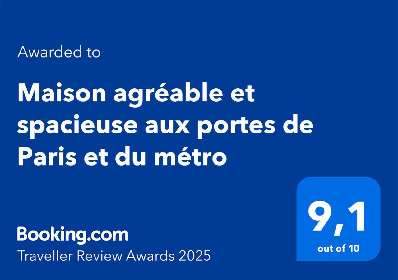Maison spacieuse aux portes de Paris Saint-Ouen  Extérieur photo